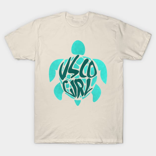 VSCO GIRL TURTLE T-Shirt by A Comic Wizard